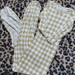 Solly baby gingham sleeping gown
